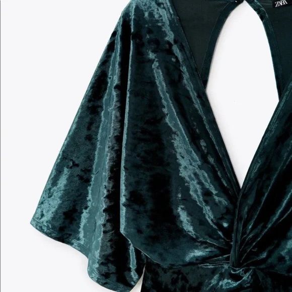 Zara Velvet Midi Dress - Picture 10 of 12